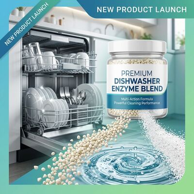 Giá tốt. Máy rửa chén tự động Hỗn hợp enzyme Protease Amylase Hạt tạo bọt thấp cho máy rửa chén trực tuyến